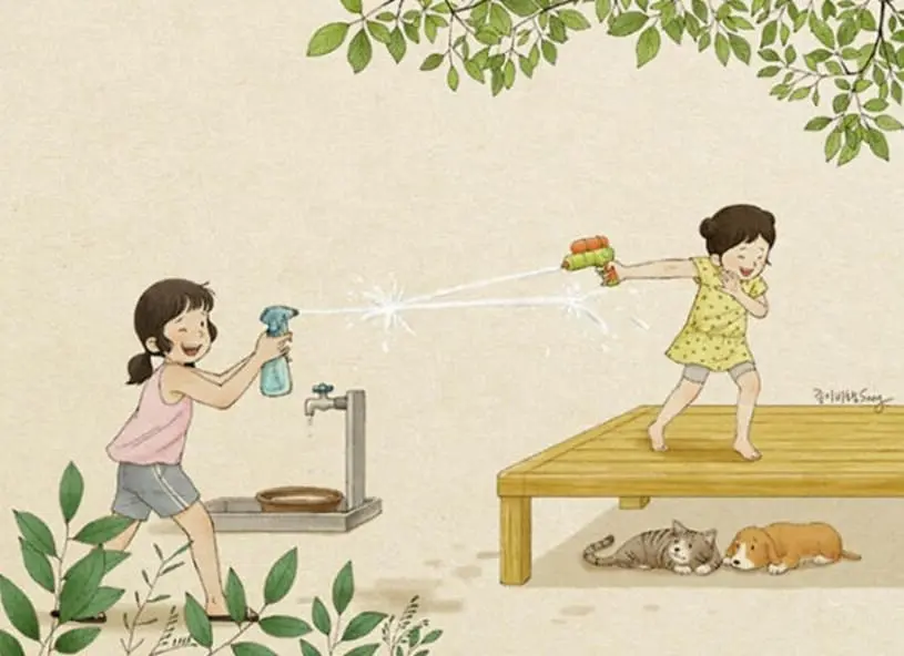 Hướng dẫn vẽ tranh hai chị em chibi dễ thương cho trẻ 1 huong-dan-ve-tranh-hai-chi-em-chibi-de-thuong-cho-tre